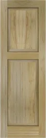 Raised  Panel  Portsmouth  Poplar  Shutters